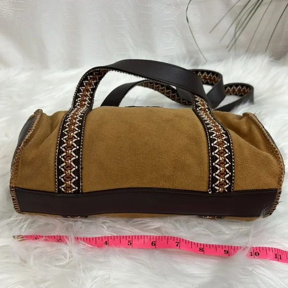 UGG Tan and Brown Mini Bag barrel purse - Picture 9 of 12